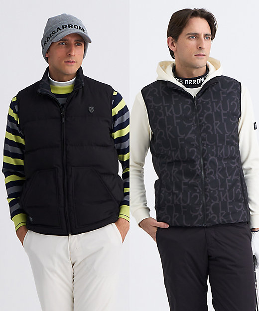 MEN】中綿リバーシブルベスト（VJVTGW0505） | 23区GOLF