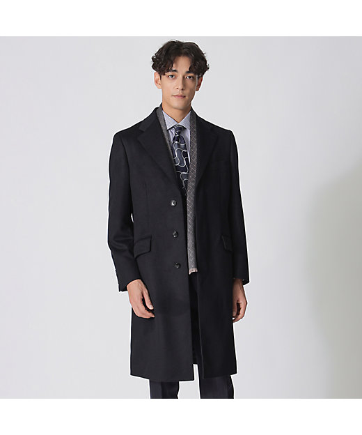 美品 ポールスチュアート PaulStuart チェスターコート M ダブル 美品