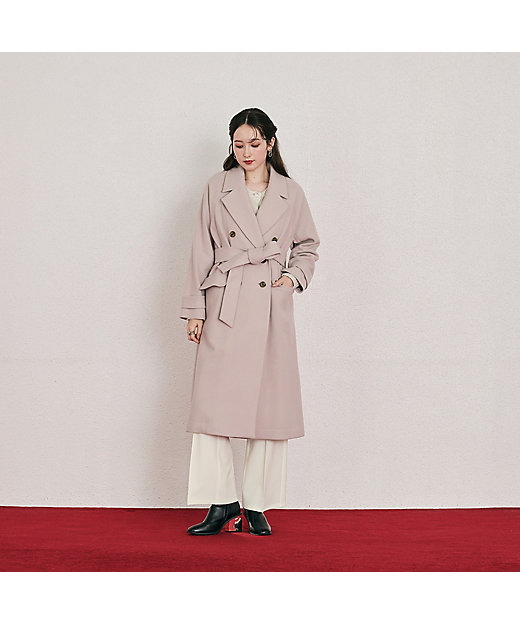 ラグジュアリーウールロングコート（83086502） | Rose Tiara