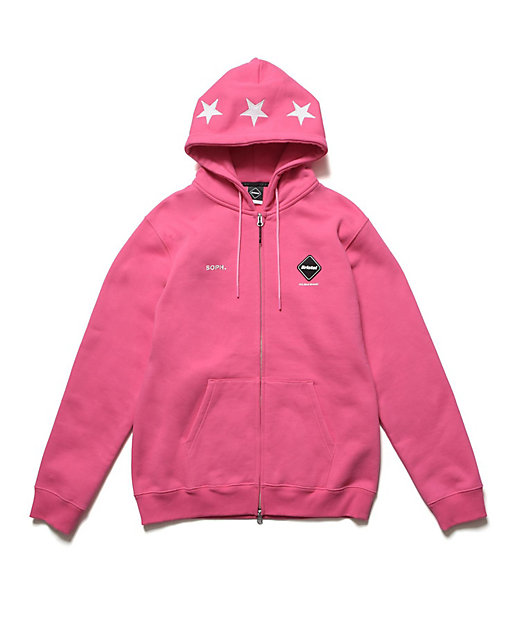 フーディ STAR LOGO ZIP UP SWEAT HOODIE