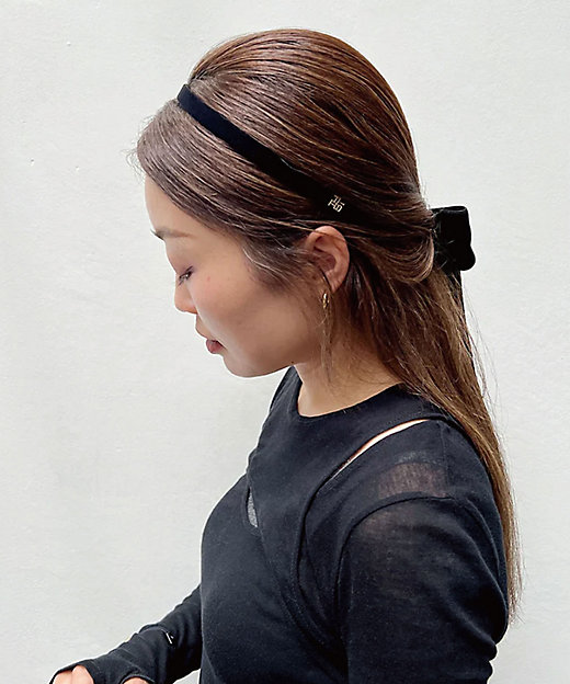 ベルベット 1／2 ベーシック ヘッドバンド 23F－THHH－050