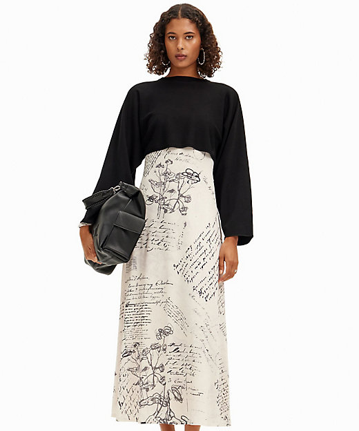 コンビネーションミディドレス 24SWVKXH | Desigual (Women