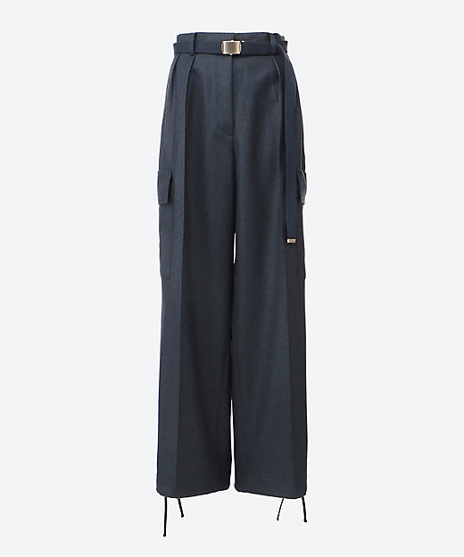 ウールフラノパンツ 4210600642 | ebure (Women)/エブール