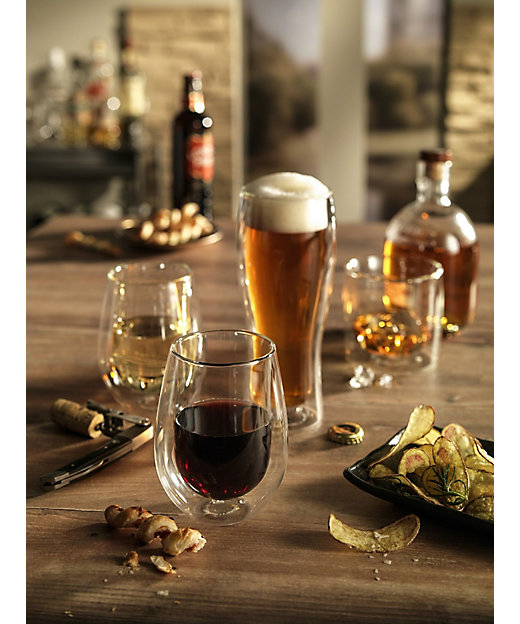 ZWILLINGおまとめ】ダブルウォール グラス ビア 410ml