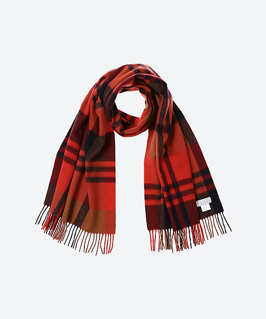 Primary Black Watch カシミヤチェックセミストール