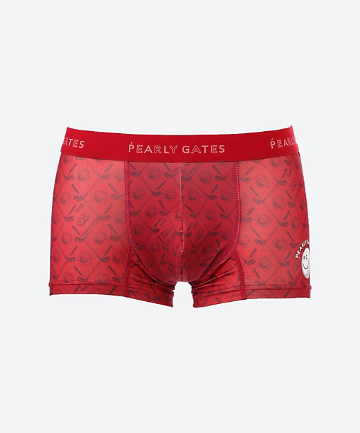 ゴルフボールにこちゃん柄 ボクサーパンツ 前閉じ | PEARLY GATES (Men