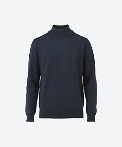 ウォッシャブル ウール タートルネック セーター