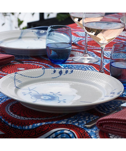 ブルーフルーテッド メガ プレート27cm No．6 | ROYAL