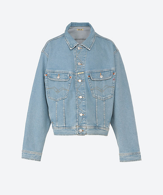 RBJ901 ライトブルーデニムトラッカージャケット M8Z1