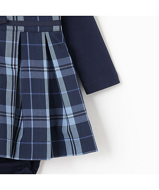 オーガストチェックドッキングワンピース 8553514 | KATE SPADE