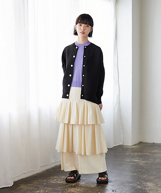 ティアードキュロットパンツ | LANVIN en Bleu (Women)/ランバン オン