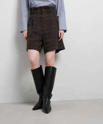 ツイード／ウールメルトン ショートパンツ | LANVIN en Bleu (Women