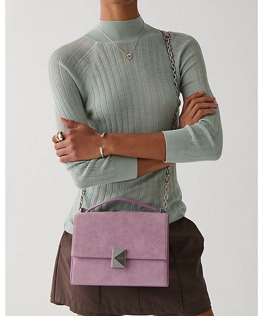 デコ スエード チェーン ショルダー バッグ | KATE SPADE NEW YORK