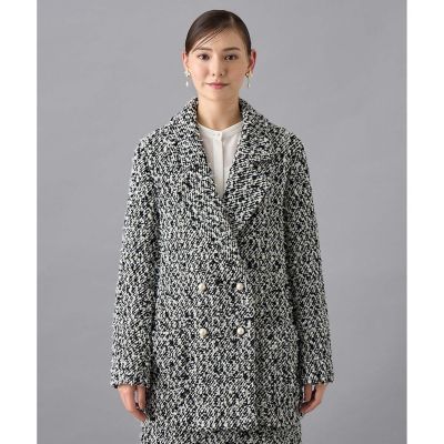 セットアップ対応商品】モノトーンリボンツイードコート | ANAYI