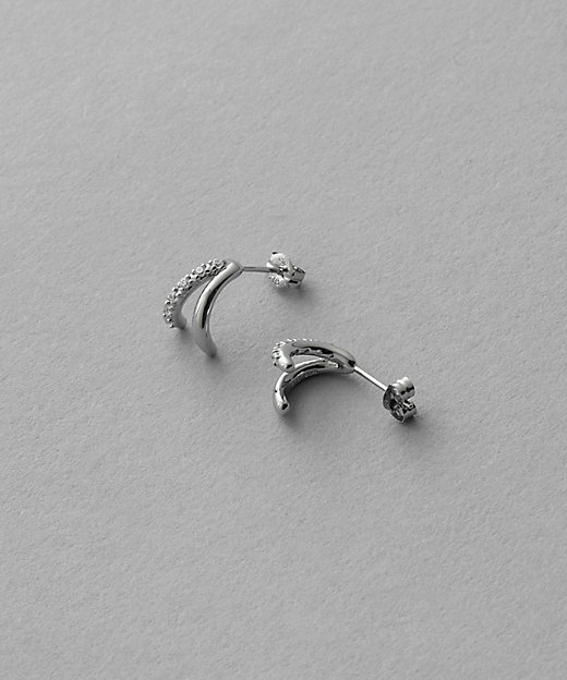 ビジュー ダブルライン ピアス | ete bijoux (Women)/エテ ビジュー