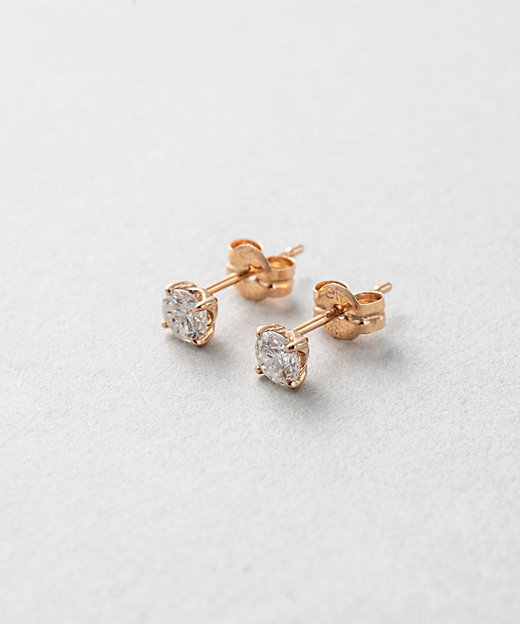 K18 ダイヤモンド 0．3ct ピアス「ブライト」 | ete bijoux