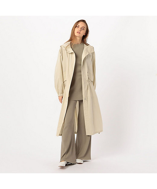 コットンナイロンタイプライター モッズコート | maison TOMORROWLAND