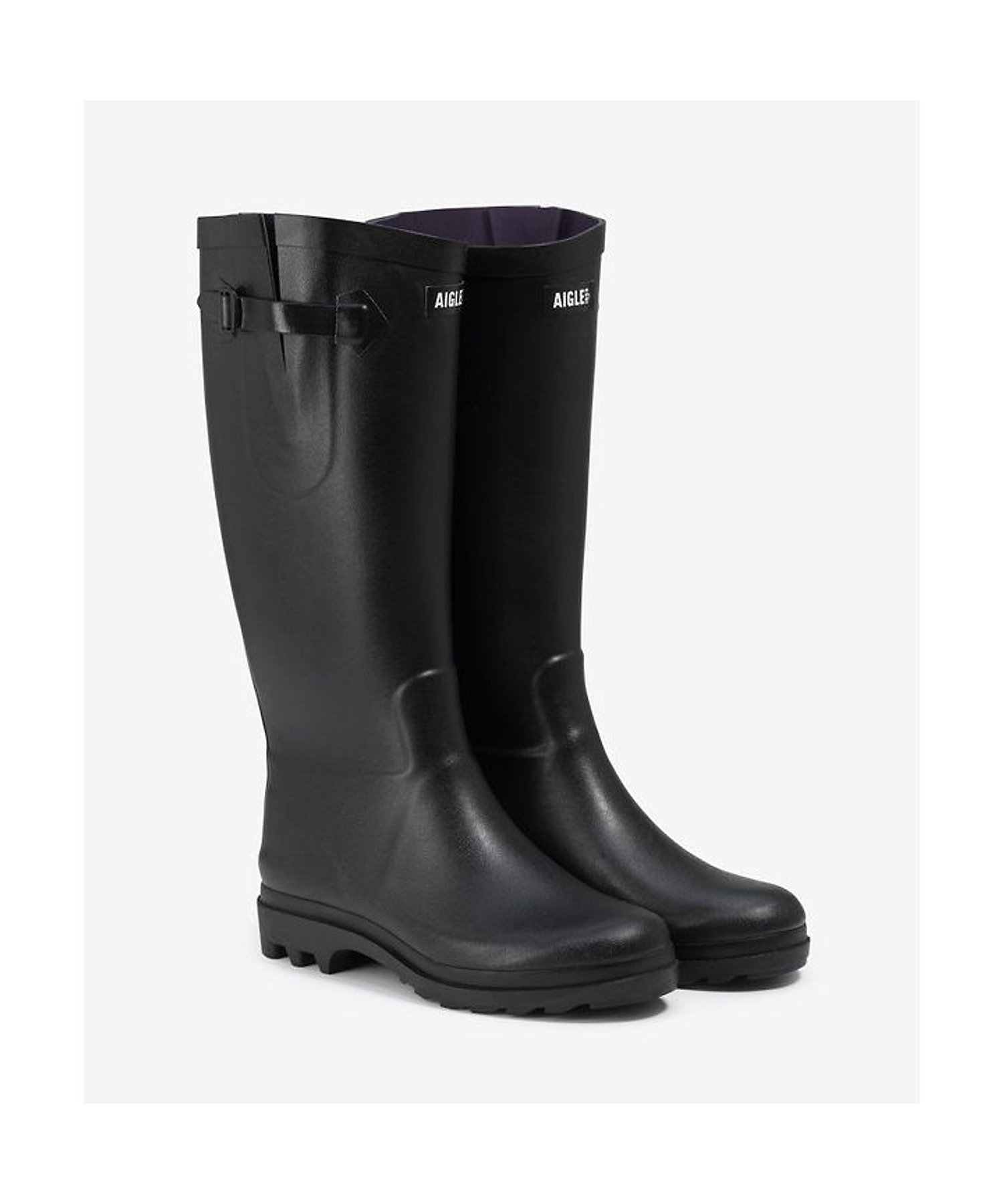 AIGLE エーグル ファー ロングブーツ 37 エーグランティーヌファー