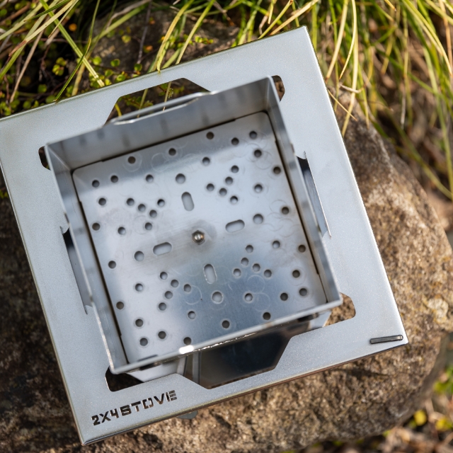 IRONBLOCK 吹火台 2×4STOVE」フルセット | IRONOA OUTDOOR | キャンプ