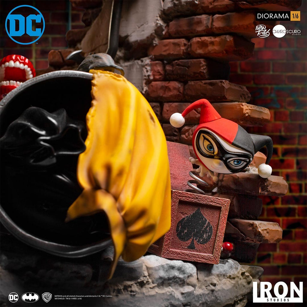 Statue Batman Vs Joker - Dc Comics By Ivan Reis - Battle Diorama 1