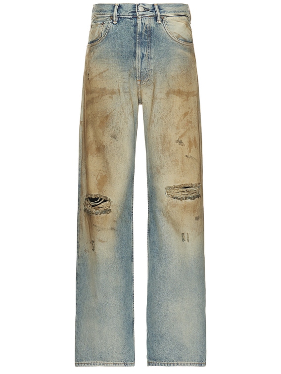 Acne Studios 2021M Penicillin Jeans in Mid Blue | FWRD