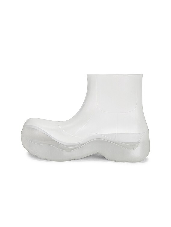 Bottega Veneta Puddle Ankle Boots in Glass | FWRD