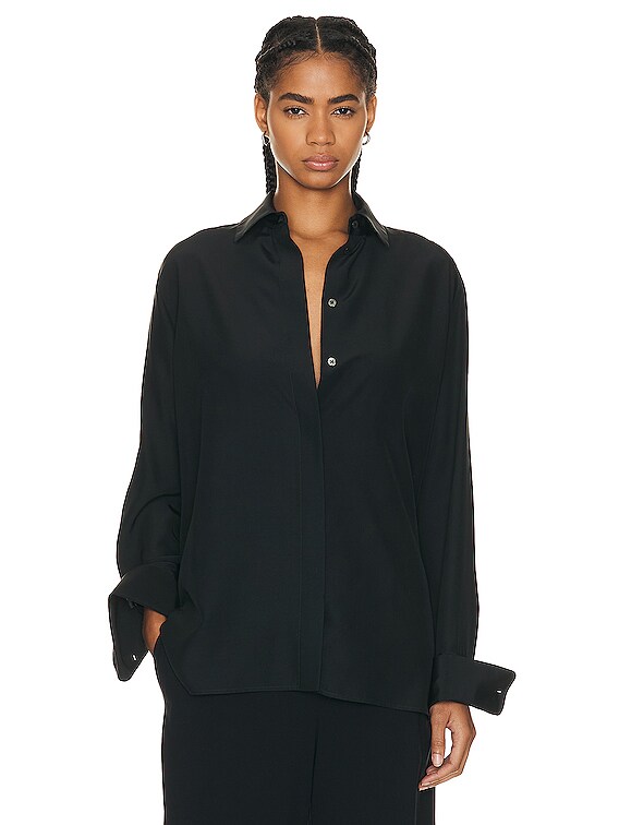 The Row Sisella Shirt in Black | FWRD