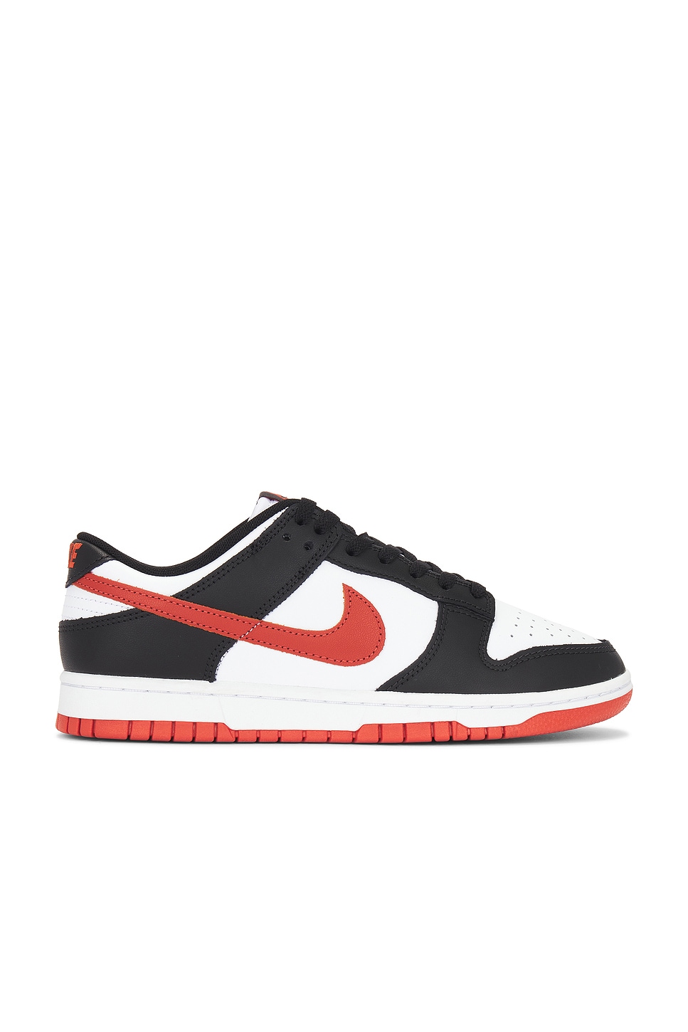 Nike Dunk Low Retro in White, Dragon Red, & Black | REVOLVE