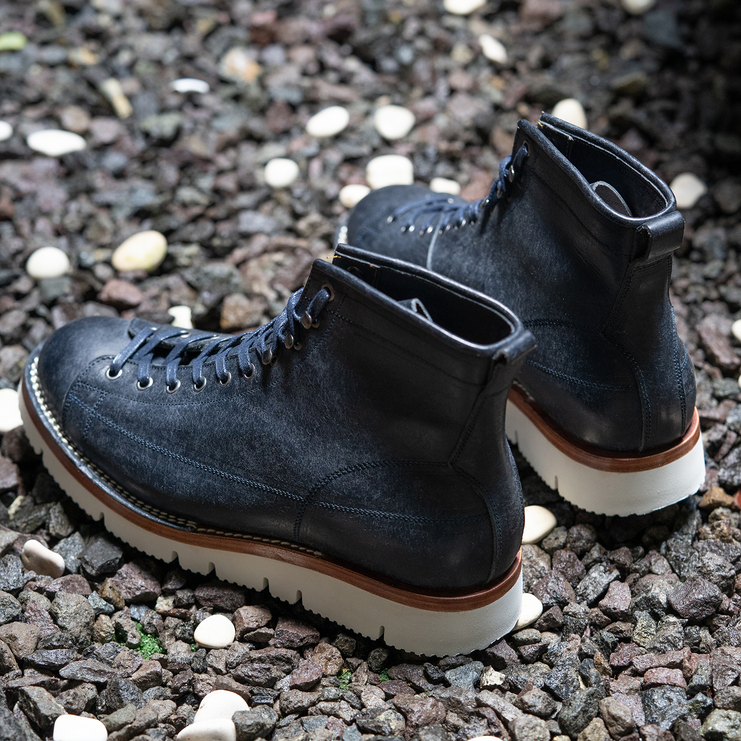Pueblo Navy Monkey Boots – Jakkrabbits Bootmaker