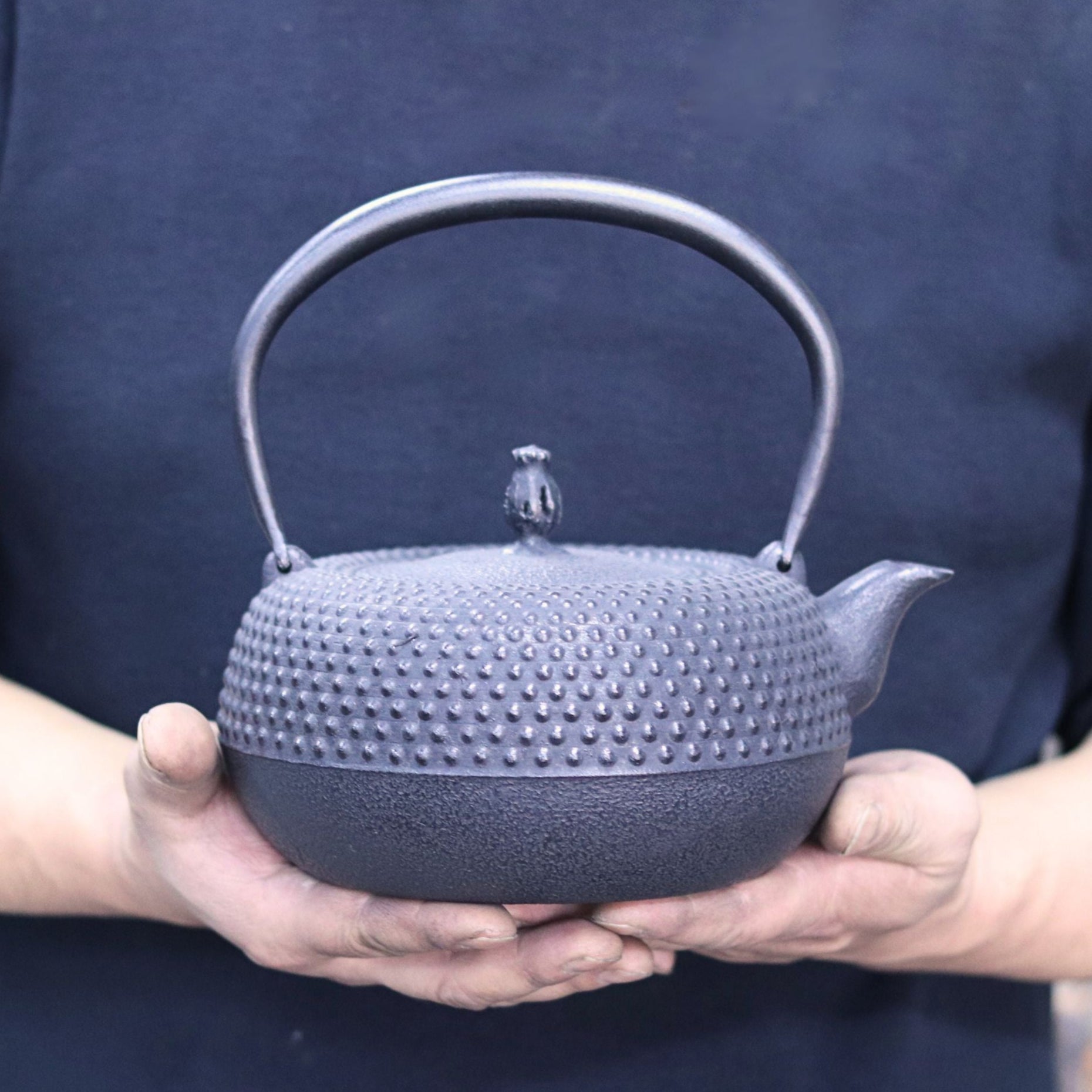 鈴木忠兵衛 作 南部鉄瓶未使用品 鈴木主膳堂 十三代鈴木 忠兵衛