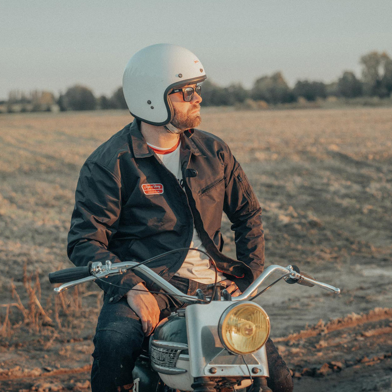 試着無料】エイジオブグローリー パドック ブラック - バイク ナイロン