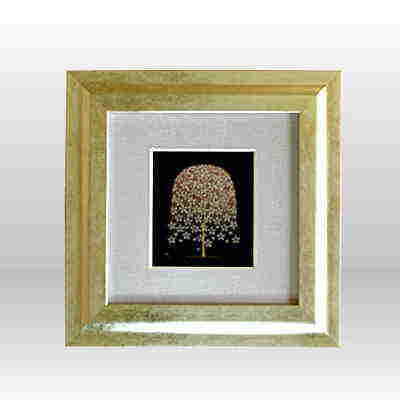 輪島塗 漆芸額 絵作品 沈金 蒔絵