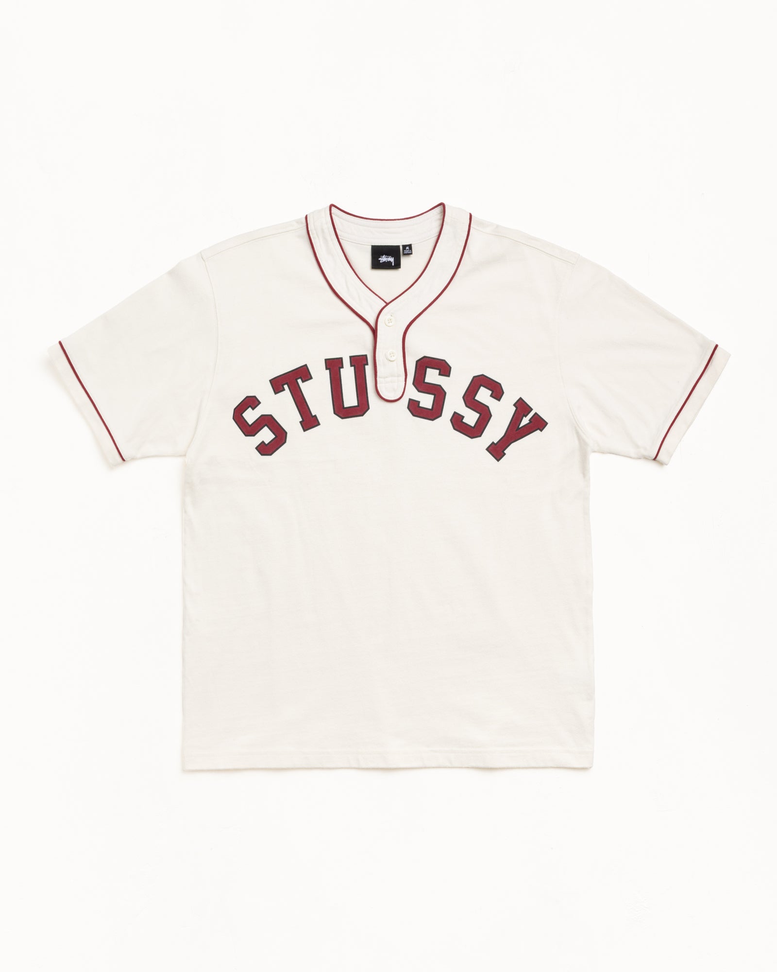 Arch Baseball Jersey – Natural | Tops & Shirts | Stüssy Japan