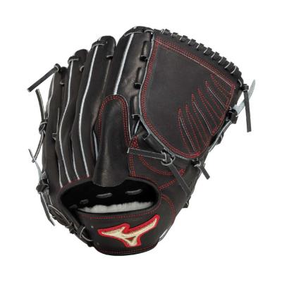 Mizuno 硬式グローブ 黒 編み込みデザイン Mizuno 硬式グローブ 黒