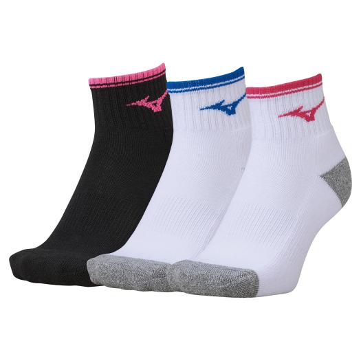 ショートソックス(3足組／25～27cm)|62JX2Z10|ソックス|テニス|ミズノ