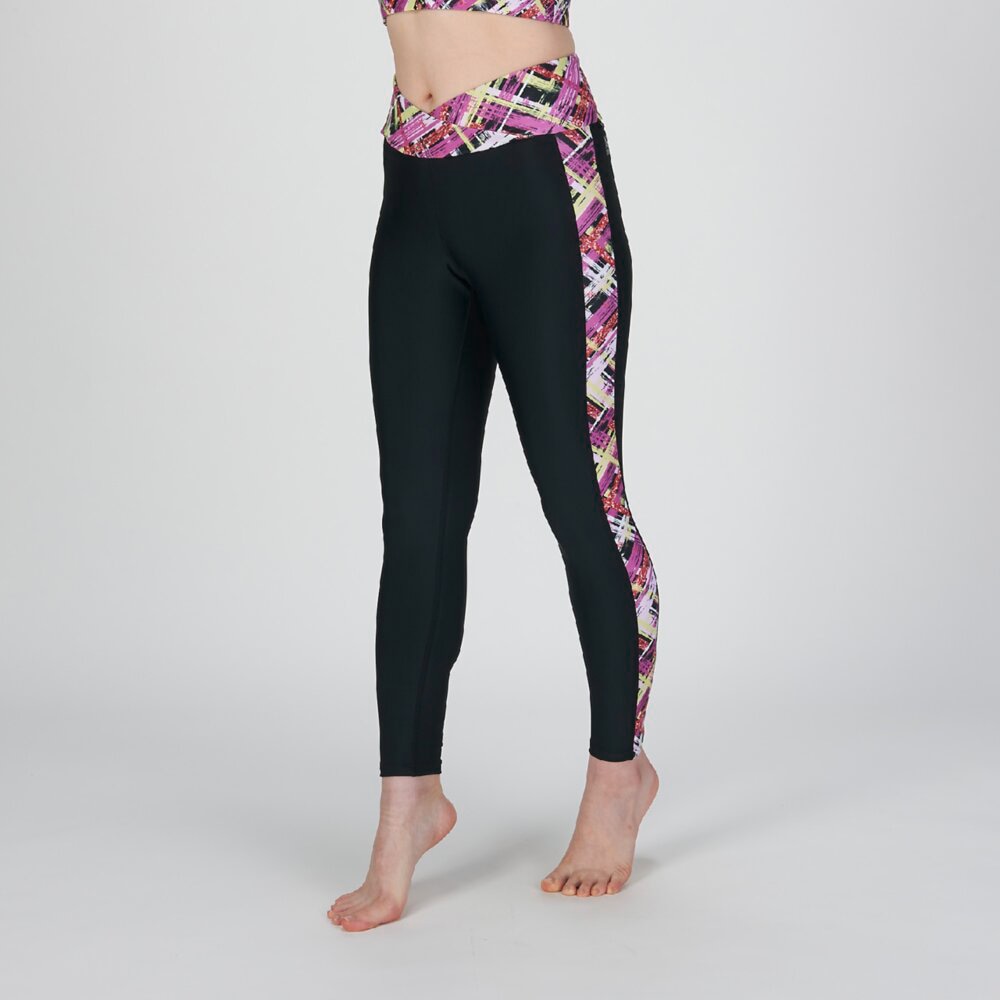 TERAKAWA AYA COLLECTION】アクアフィットネス用ロングタイツ(10分丈