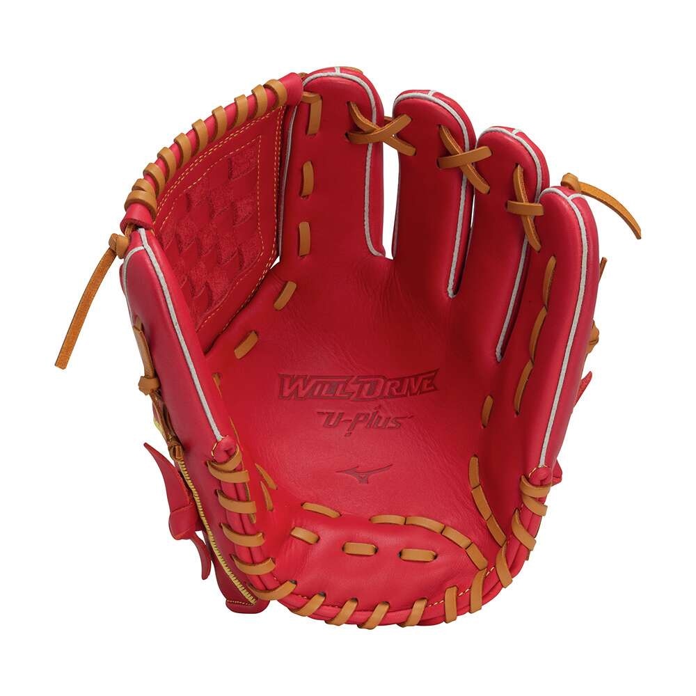 軟式用ウィルドライブ レッド U-Plus【投手×内野×外野／サイズ11