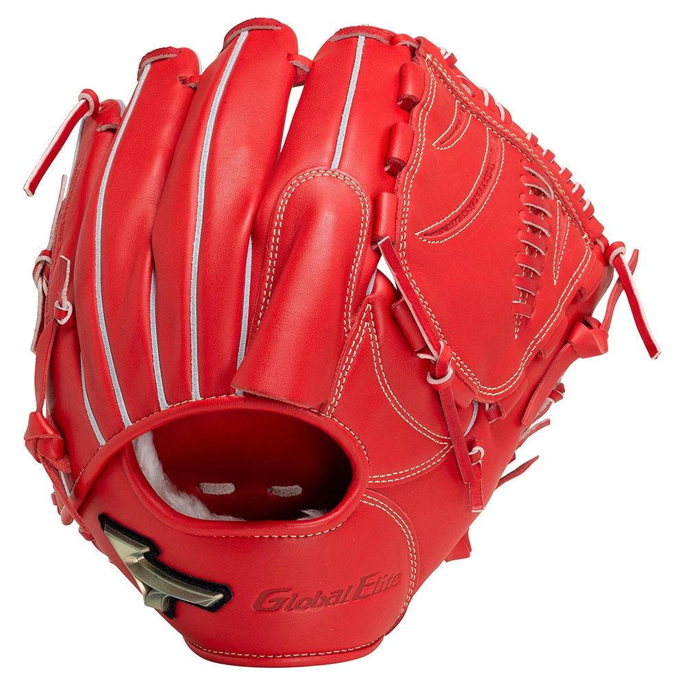 Mizuno 硬式グローブ レッド グローバルエリート JAPAN Mizuno Global