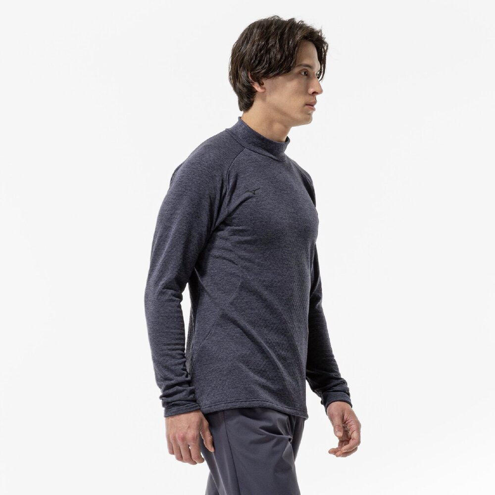 ストレッチフリースハイネックTシャツ(長袖)|32MAC542|ミズノ