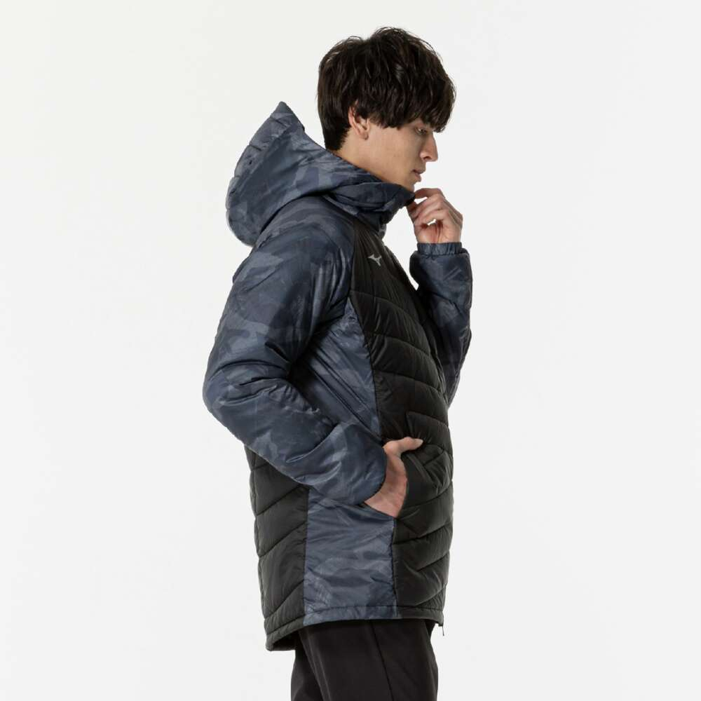 保温素材／吸湿発熱】テックフィルブレスサーモコート|32MEB536|ミズノ