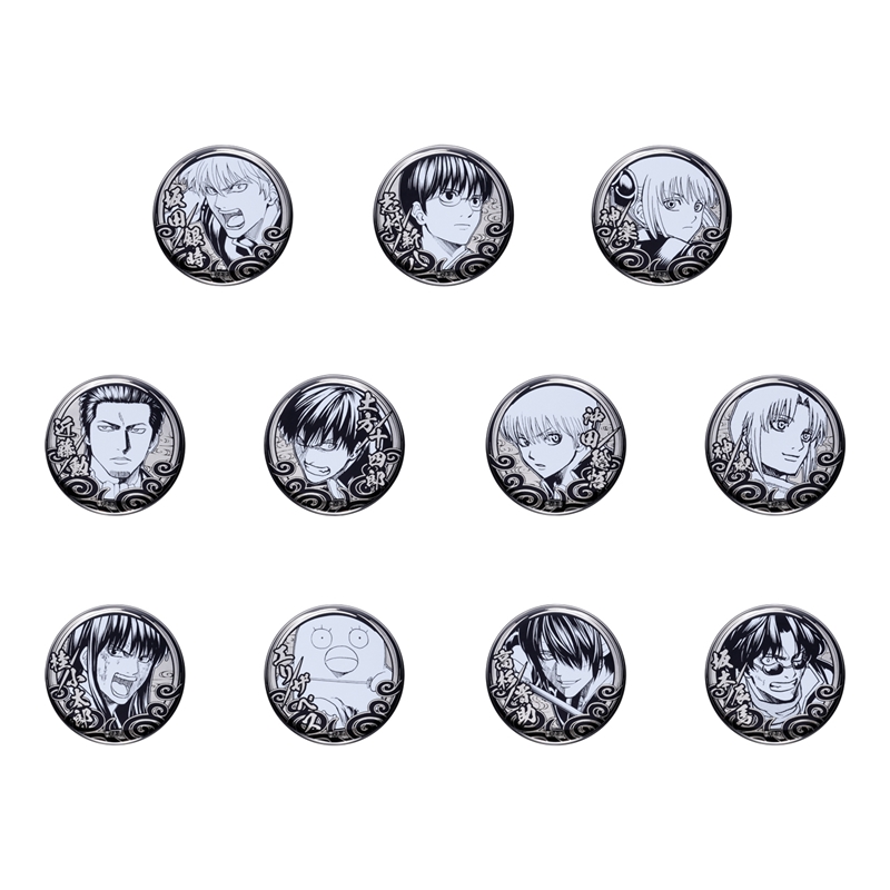 銀魂 土方十四郎 サンリオ 缶バッジ20個 銀魂 土方十四郎 サンリオ 缶