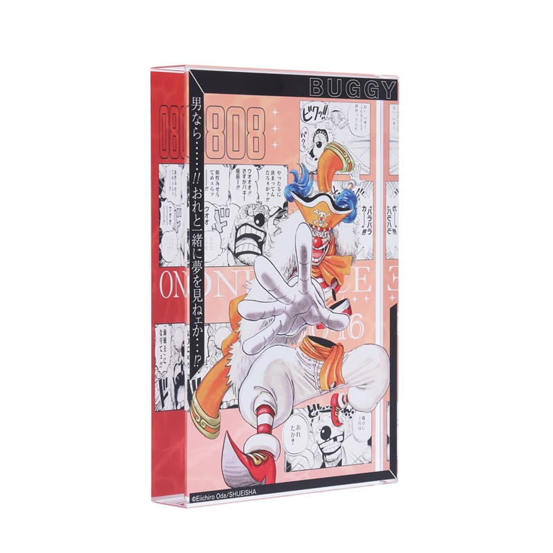 ONE PIECE』アクリルブロック “HEROES” バギー BE3