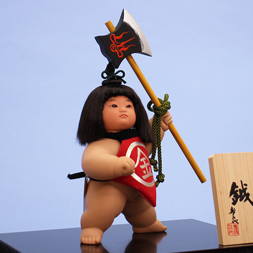 五月人形ケース飾り 金太郎 寿喜代作 – 寿鳳人形の東芸