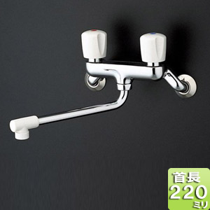 TKJ20BAU｜TOTOキッチン用蛇口[壁][2ハンドル混合水栓]