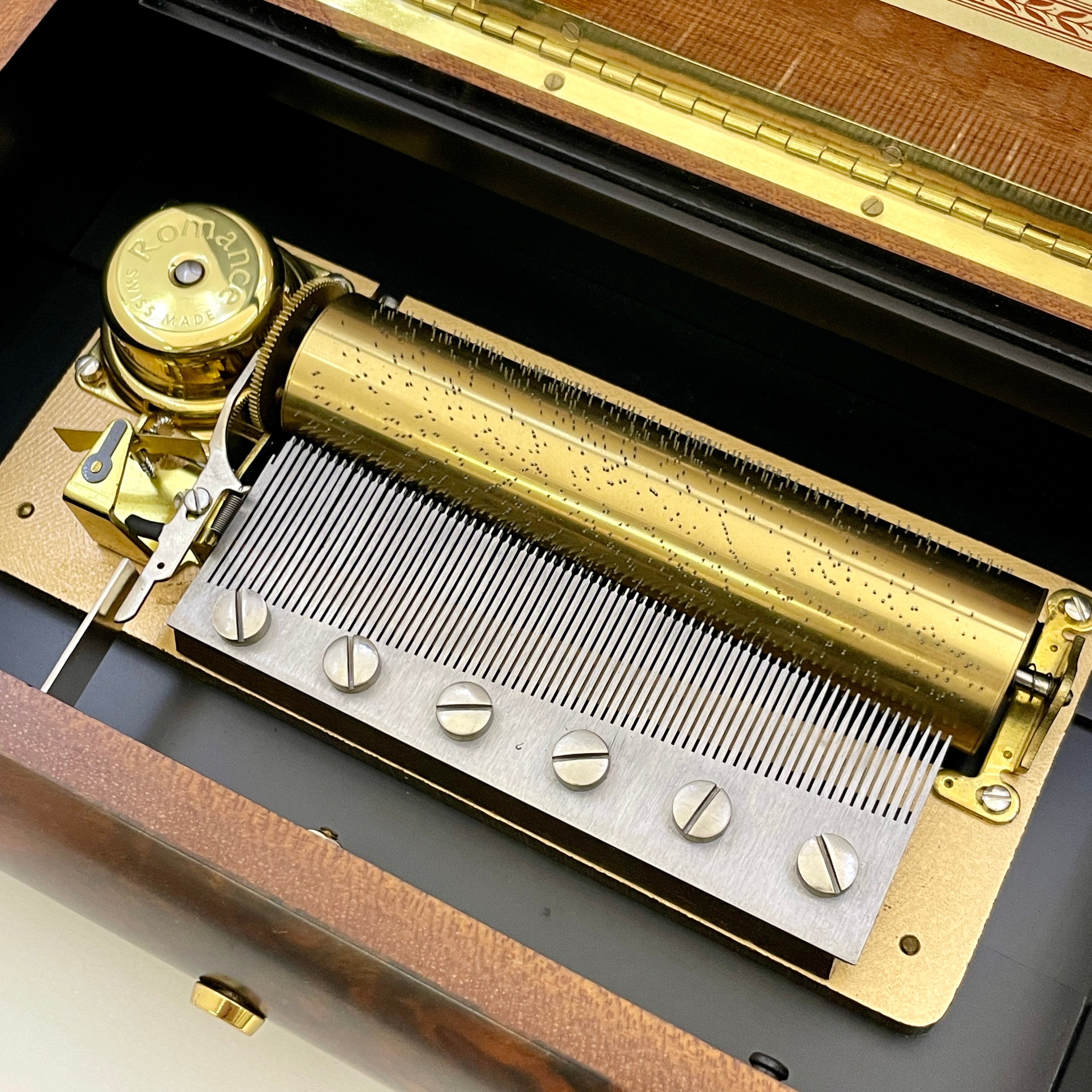 送料無料】REUGE（リュージュ）72弁 オルゴール 3曲収録 ショパン 英雄