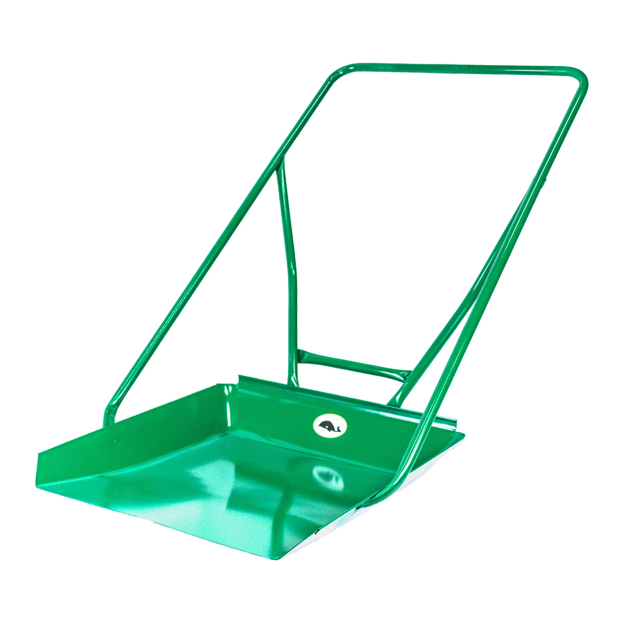 くじら印 平型 鉄製スノーダンプ 緑