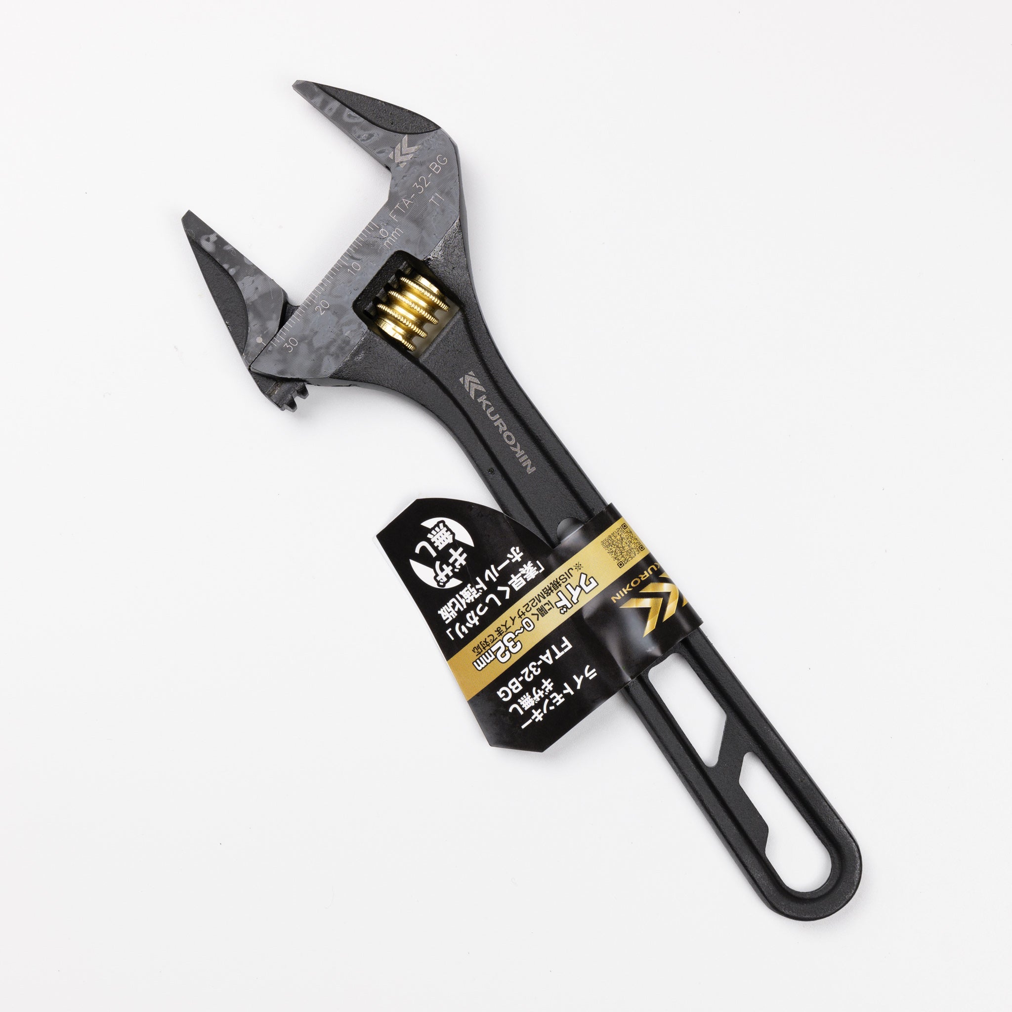 フジ矢 ライトモンキー(ギザ無し)最大開口32mm (黒金) FTA-32-BG