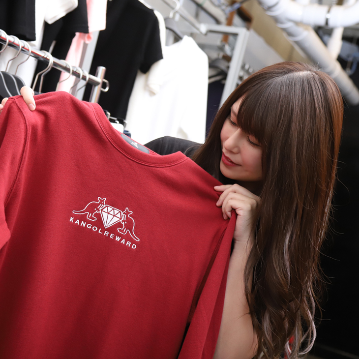 じゅえりー×KANGOL REWARD コラボ半袖Tシャツ