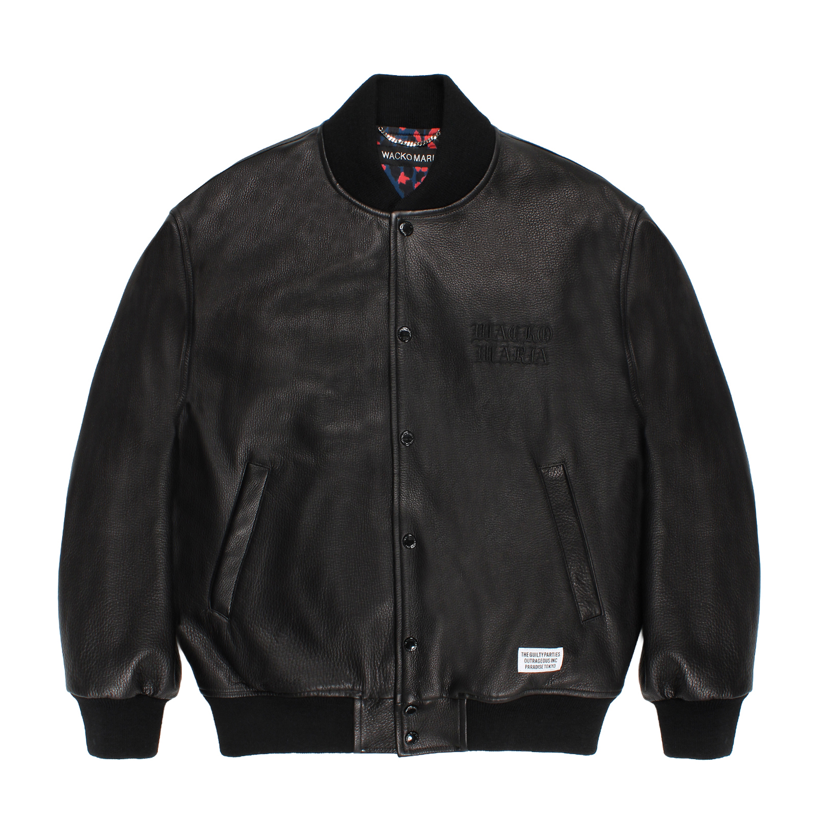 WACKO MARIA / LEATHER VARSITY JACKET (TYPE-2) / kaddish