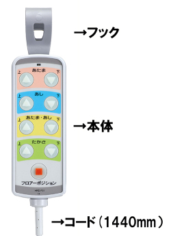 フランスベッド フロアーベッド用”FLP付”リモコン（手元スイッチ）HRD-F31